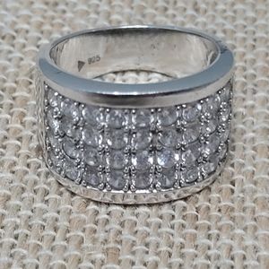 SILPADA | Channel Set Cubic Zirconias in Sterling Silver, Sz. 7